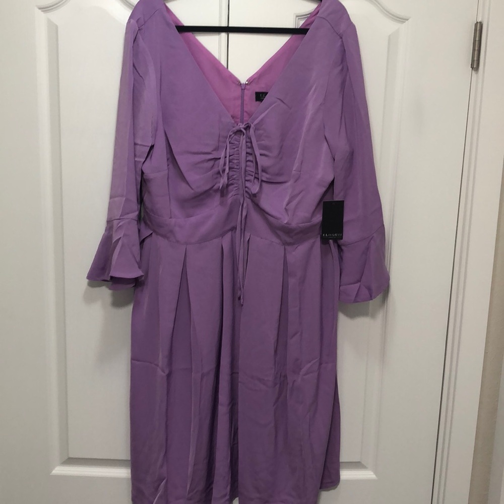 Lavender eloquii dress